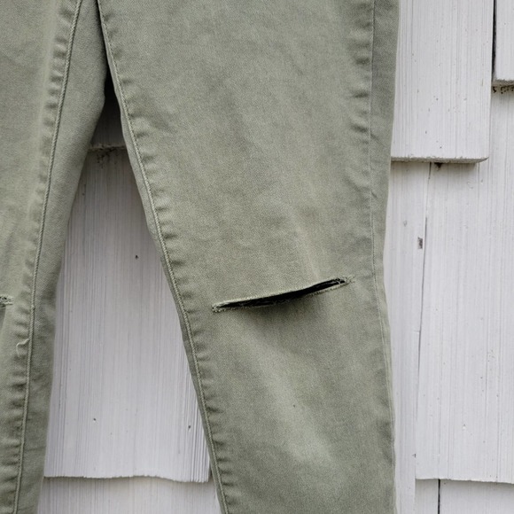 Mossimo Supply Co Olive Mid Rise Jegging 12 - Picture 4 of 8